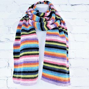 Mara Paola Calugi Multicolored Wool Blend Scarf